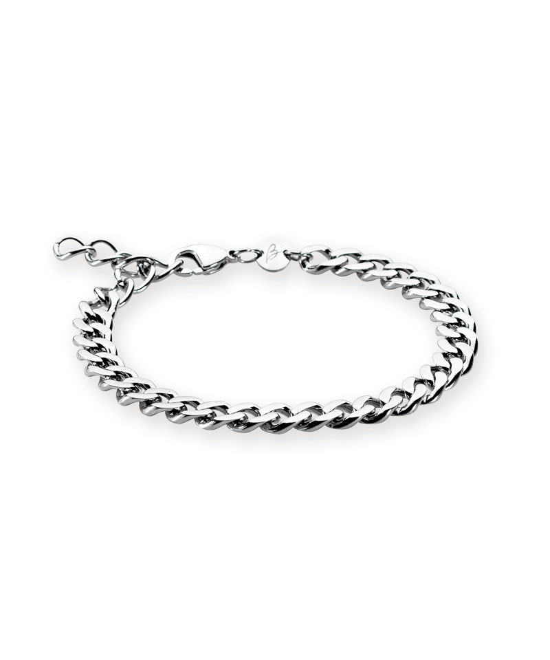 Grand Curb Link Armband 15,5-19 cm S