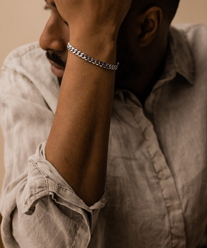 Grand Curb Link Bracelet 18-22 cm S