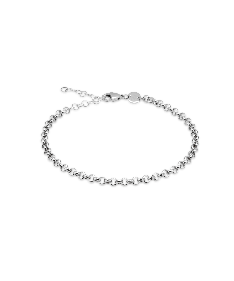 Tiny Box Chain Bracelet 18-22 cm S