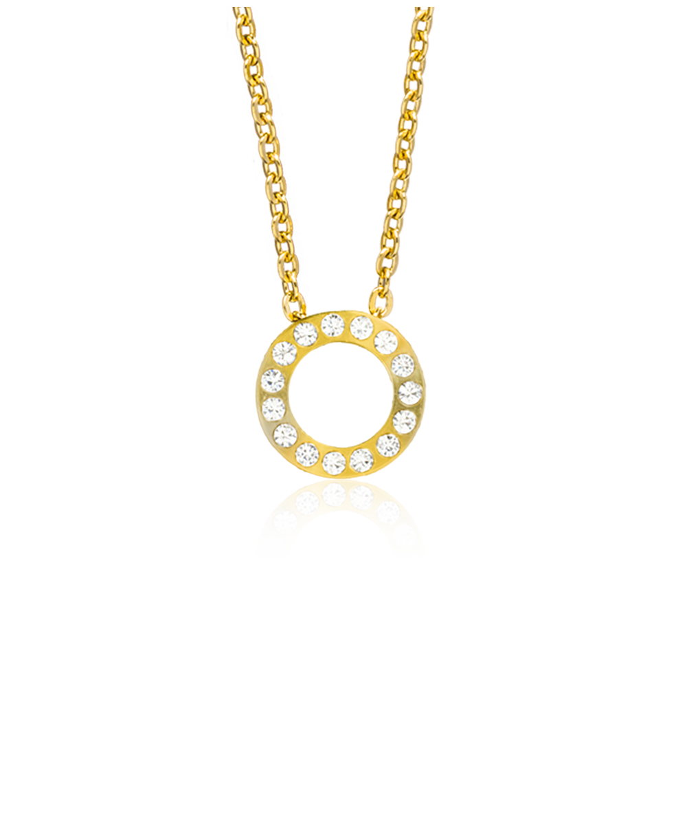 Brilliance Puck Hollow Necklace G