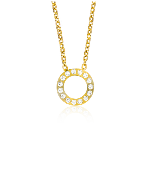 Brilliance Puck Hollow Necklace G