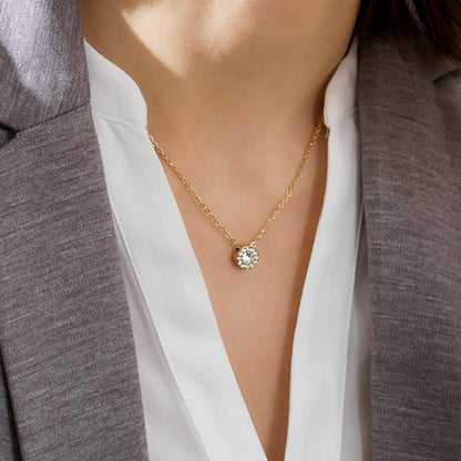 Brilliance Halo Necklace G
