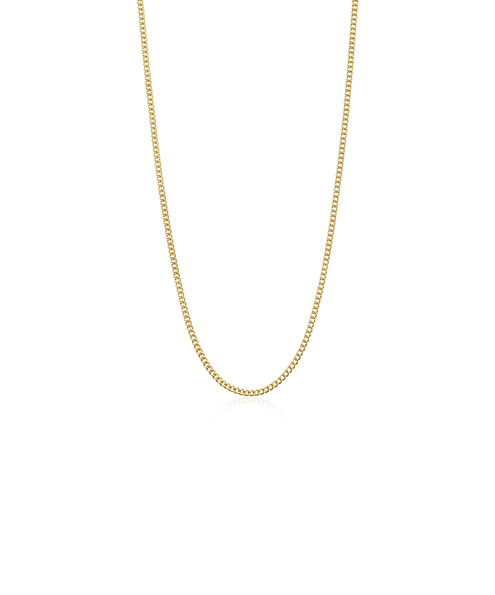 Micro curb link Necklace 48-52 cm G