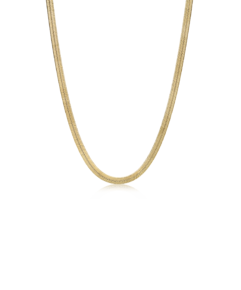 Medium Plain Necklace 40-46 cm G