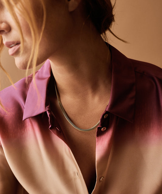 Grand Plain Necklace 40-46 cm G