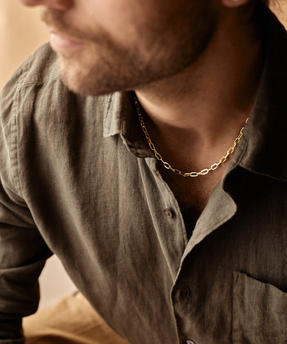 Medium Link Necklace 52 cm G