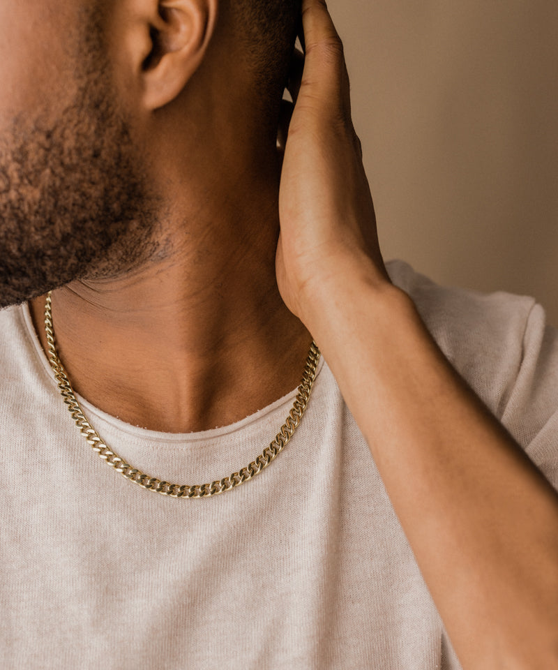 Grand Curb Link Necklace 48-52 cm G