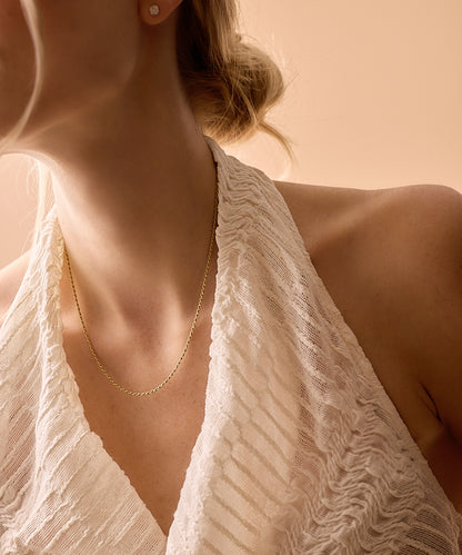 Tiny Twist Necklace 40-46 cm G