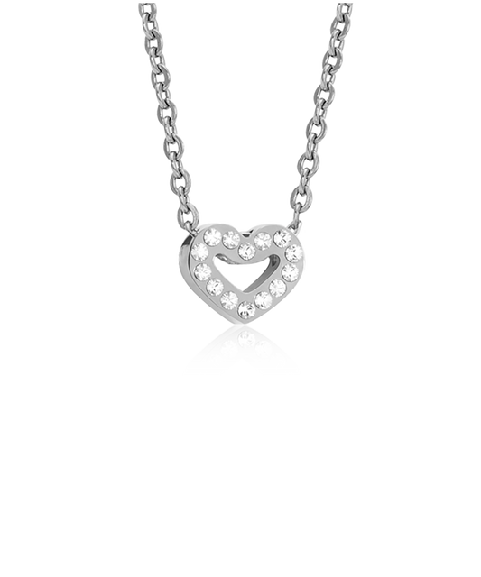 Brilliance Heart Hollow Necklace S