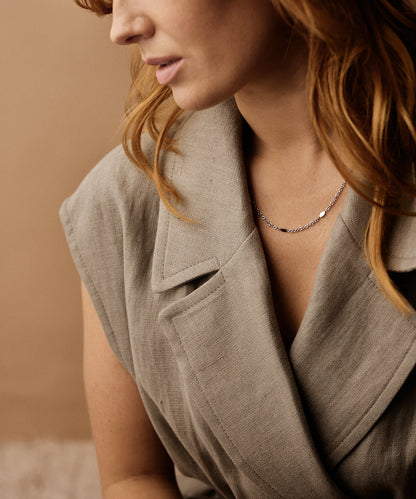 Oval  Necklace 40-46 cm S