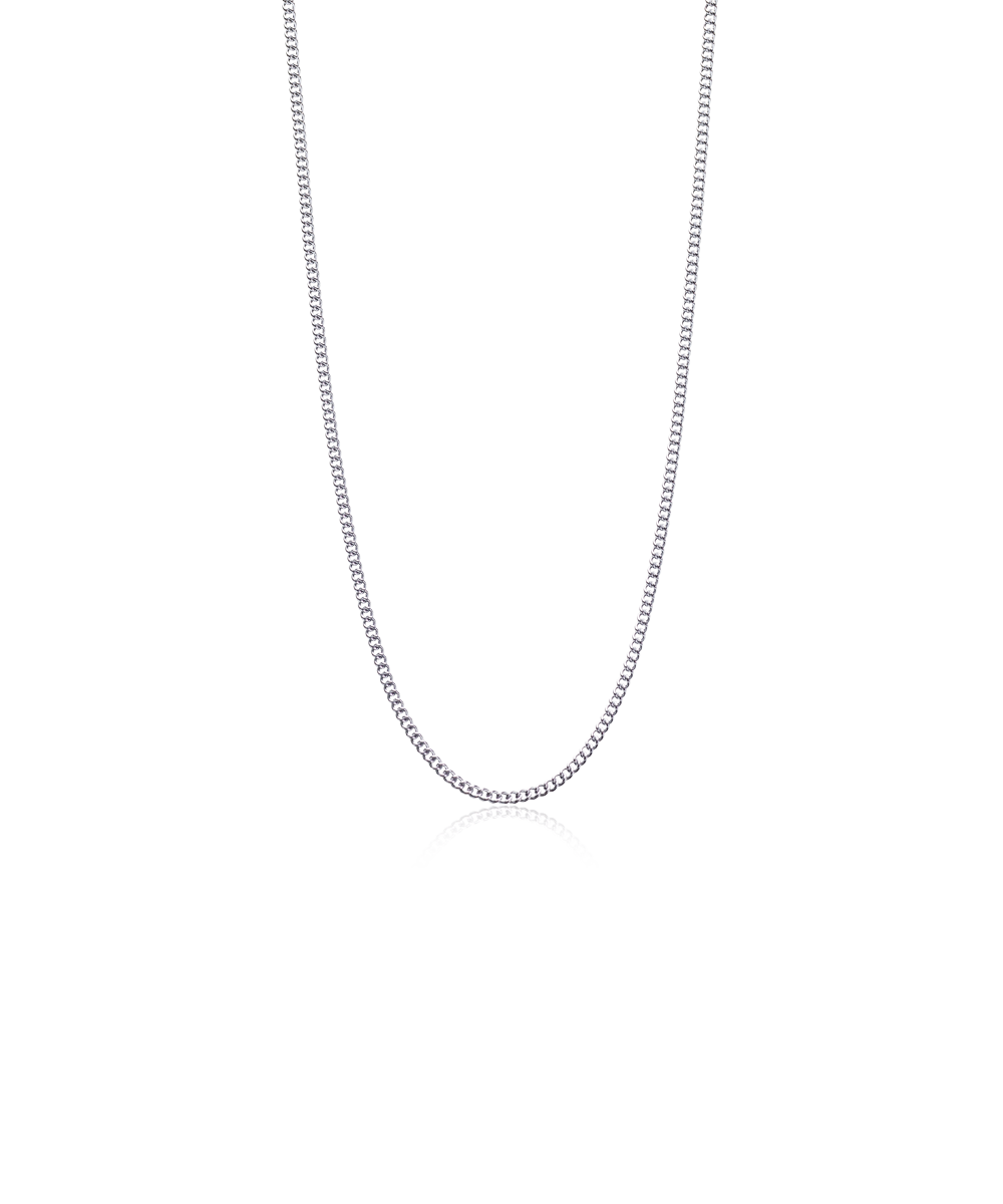 Micro curb link Necklace 48-52 cm S