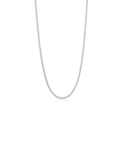 Micro curb link Necklace 48-52 cm S