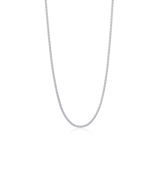 Micro curb link Necklace 48-52 cm S