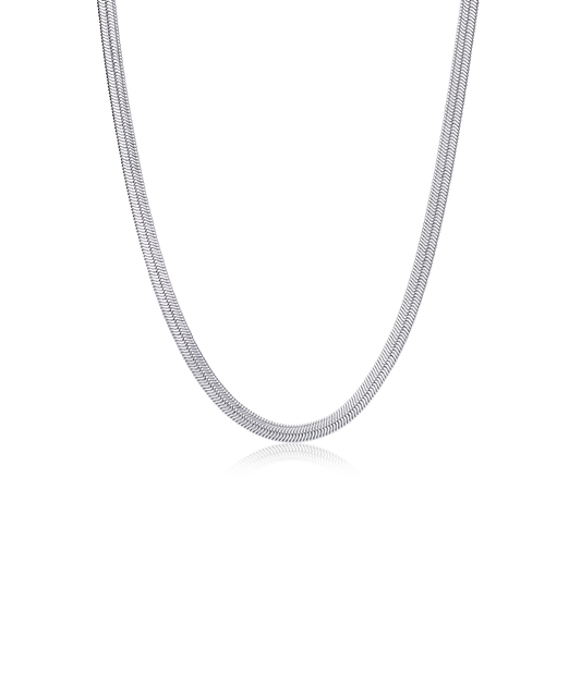 Medium Plain Necklace 40-46 cm S