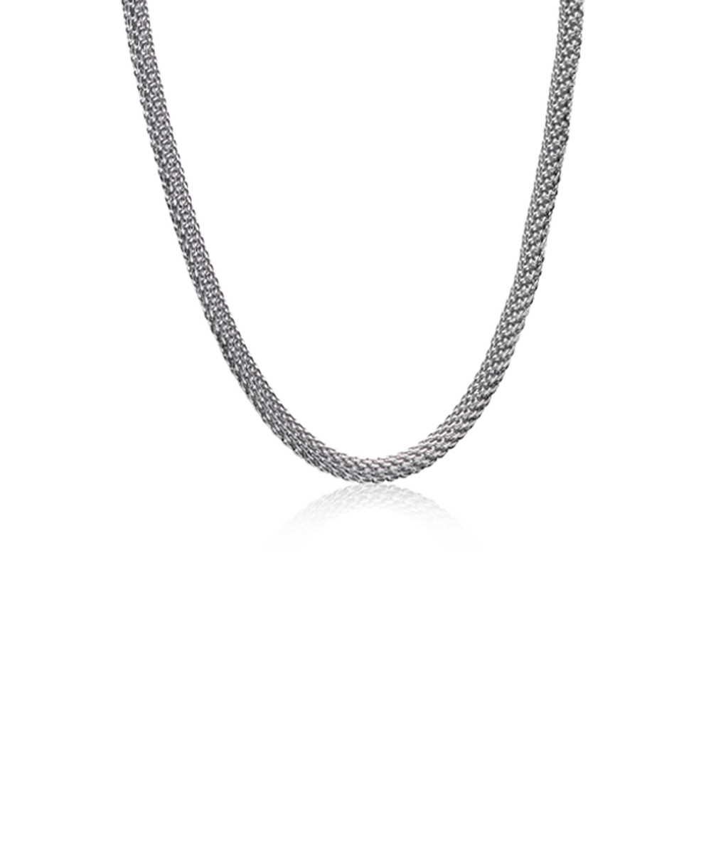 Round Mesh Necklace 40-46 cm S