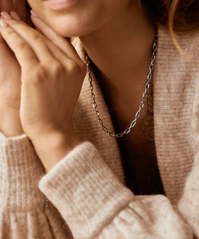 Medium Link Necklace 52 cm S