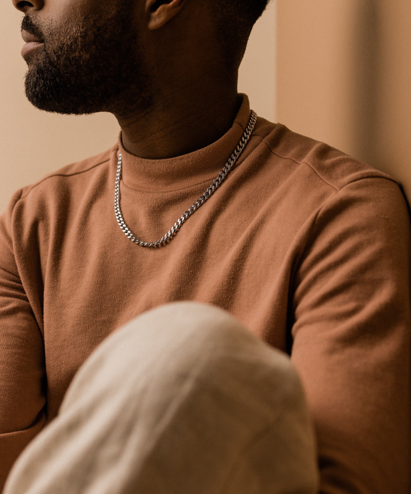 Grand Curb Link Necklace 48-52 cm S