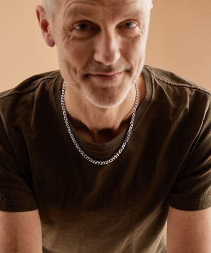 Grand Curb Link Necklace 48-52 cm S