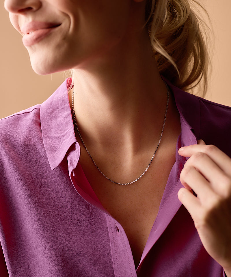 Tiny Twist Necklace 40-46 cm S