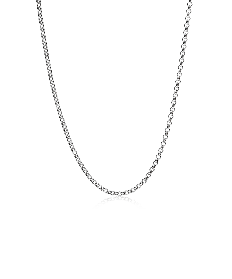 Tiny Box Chain Necklace 48-52 cm S