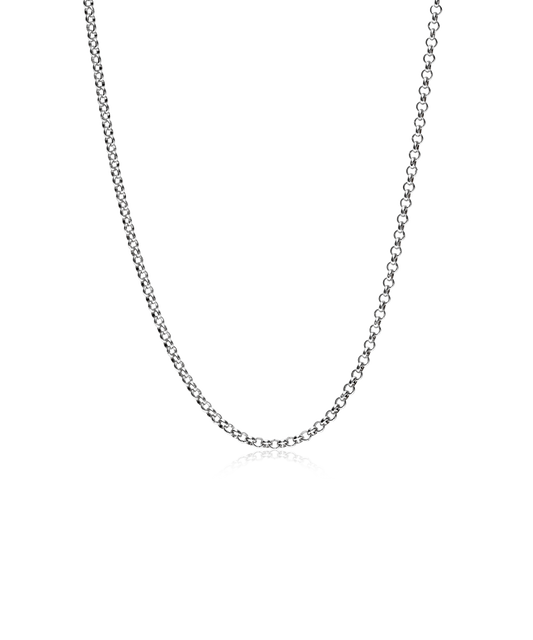 Tiny Box Chain Necklace 48-52 cm S