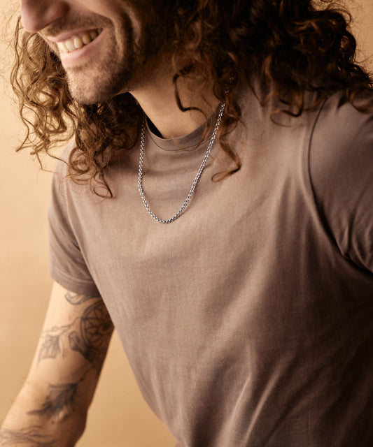 Tiny Box Chain Necklace 48-52 cm S