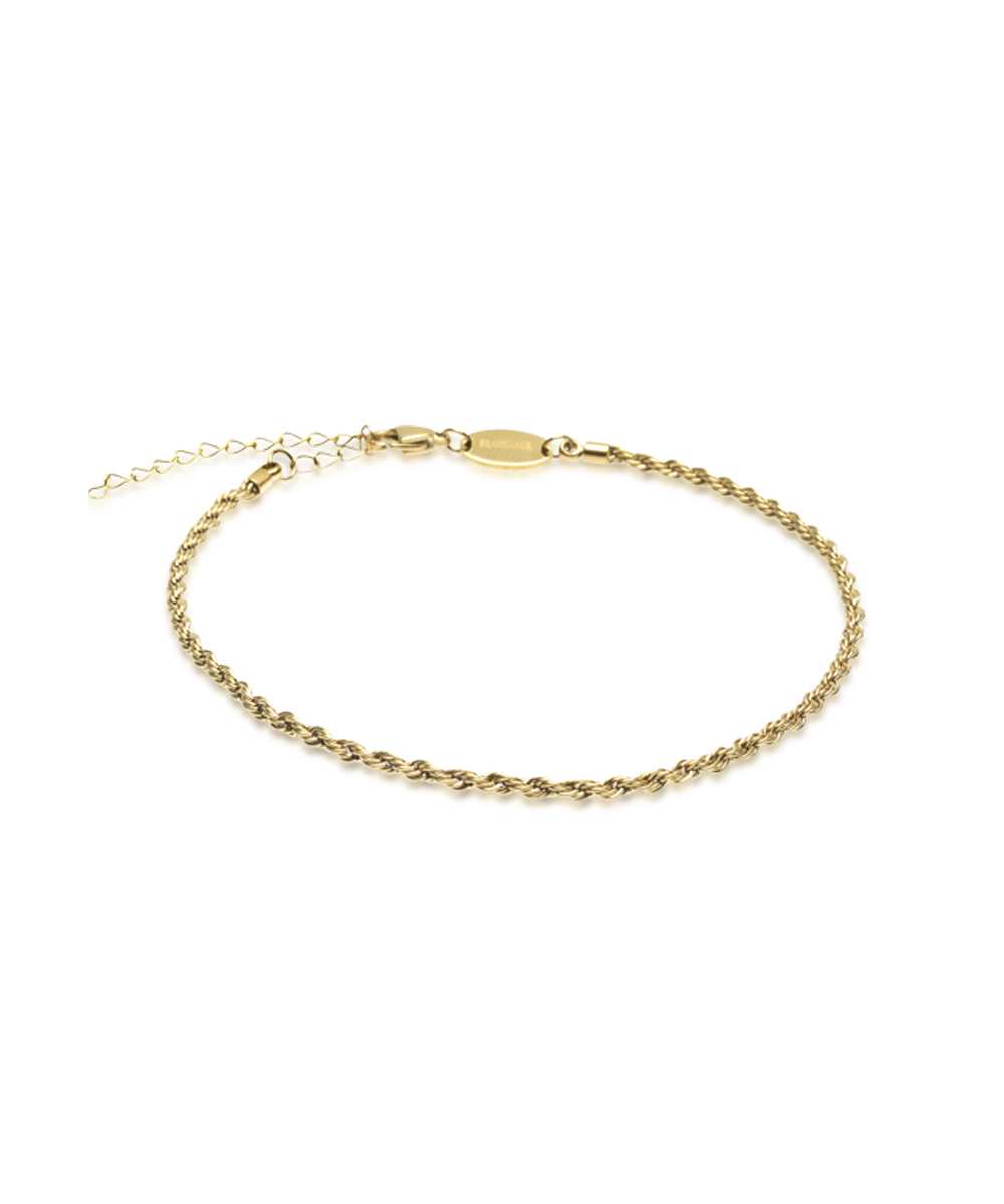 Twist Anklet 22-27 cm G