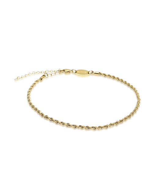 Twist Anklet 22-27 cm G