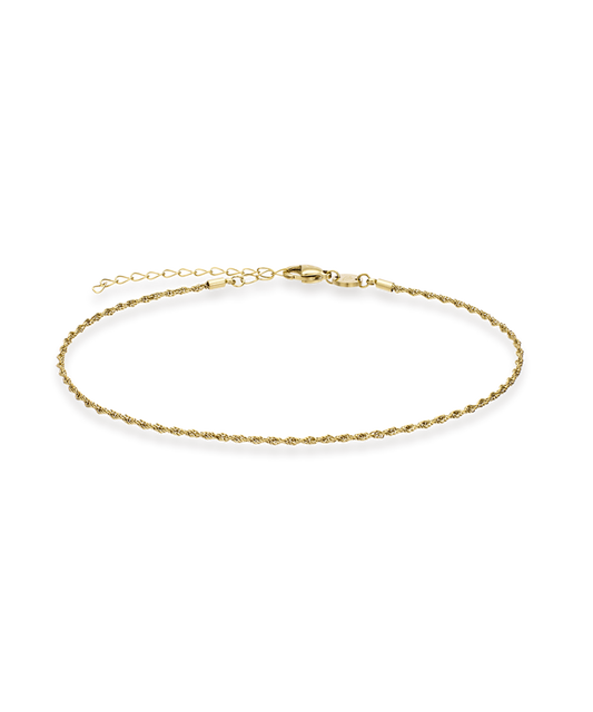 Tiny Twist Anklet 22-27 cm G