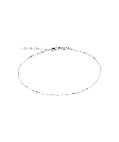 Flat chain Anklet 22-27 cm S