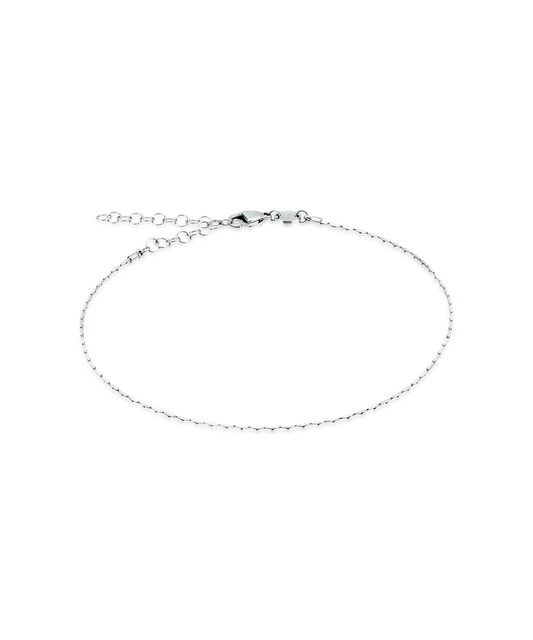 Flat chain Anklet 22-27 cm S