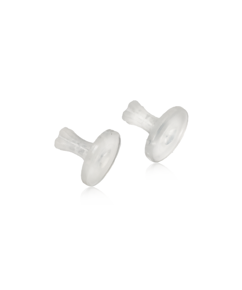 Medical Plastic Earring Backs 4pk