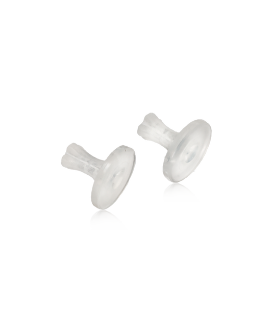 Medical Plastic Earring Backs 4pk
