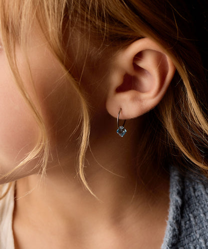 Ear Ring 14 mm, Bicone -NT