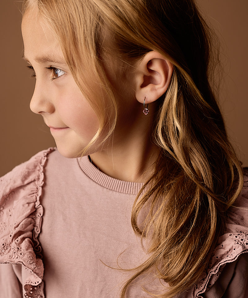 Ear Ring 14 mm, Bicone -NT