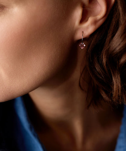 Ear Ring 14 mm, Bicone -NT