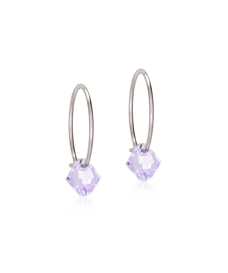 Ear Ring 14 mm, Bicone -NT