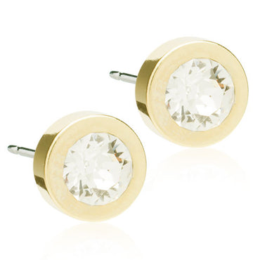 Titanium Grand Bezel Earring