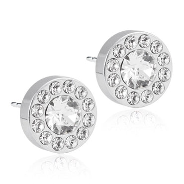 Titanium Brilliance Halo Earring
