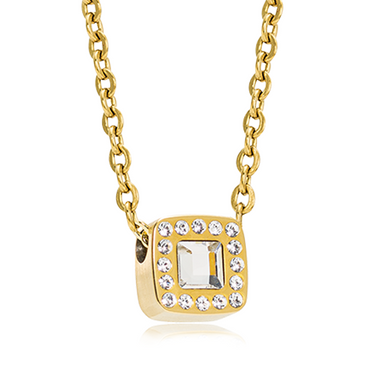 Brilliance Cushion Necklace