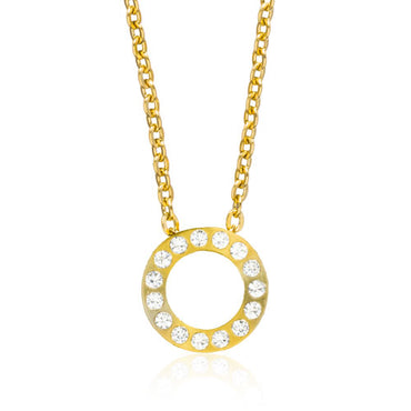 Brilliance Puck Hollow Necklace