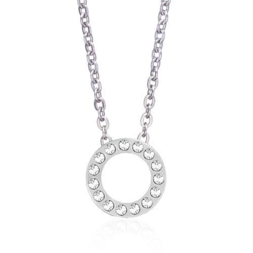 Brilliance Puck Hollow Necklace