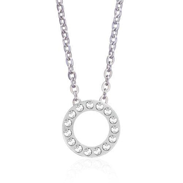 Brilliance Puck Hollow Necklace