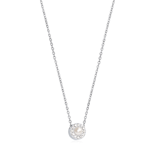 Brilliance Halo Pearl Necklace