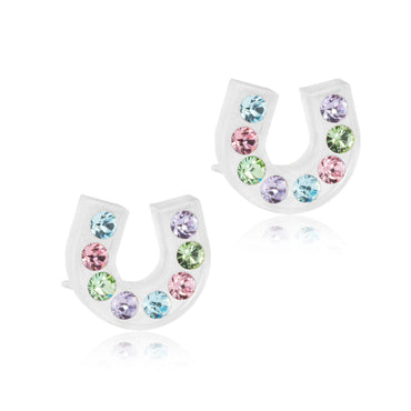 Brilliance Horseshoe Studs