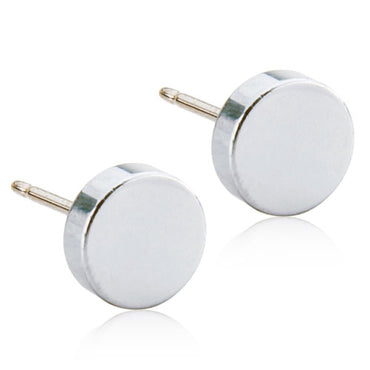 Titanium Puck Earring