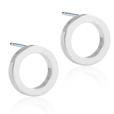 Titanium Puck Earring