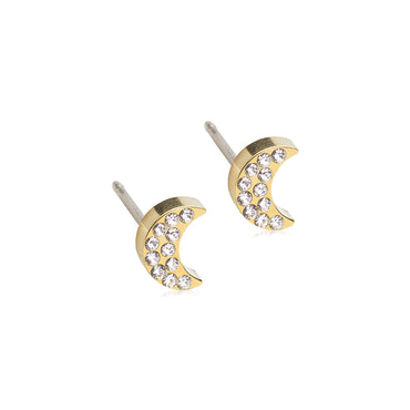 Brilliance Moon Earring