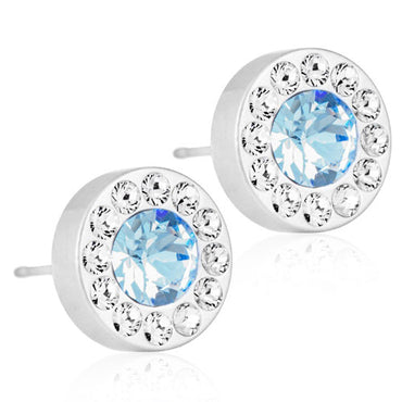 Titanium Brilliance Halo Earring